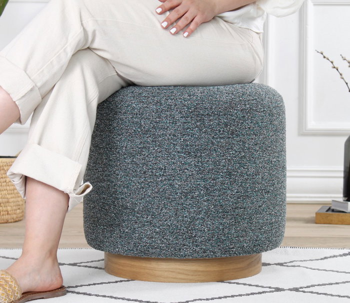 Atelier Del Sofa Cheriton Puf - Gris